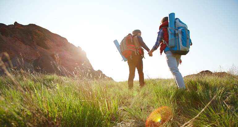 Outdoor adventures -trekking and hiking
